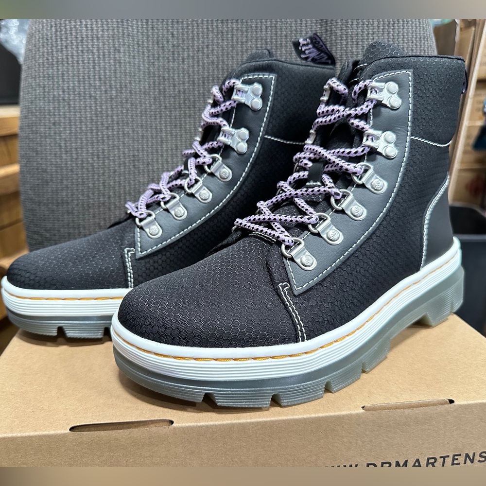 Dr Martens Black 40/60 Recycled Nylon Ripstop